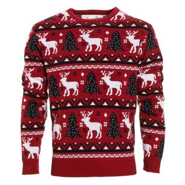 Kersttrui Rood