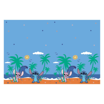 Stitch® en Angel plastic tafelkleed - 120x180 cm