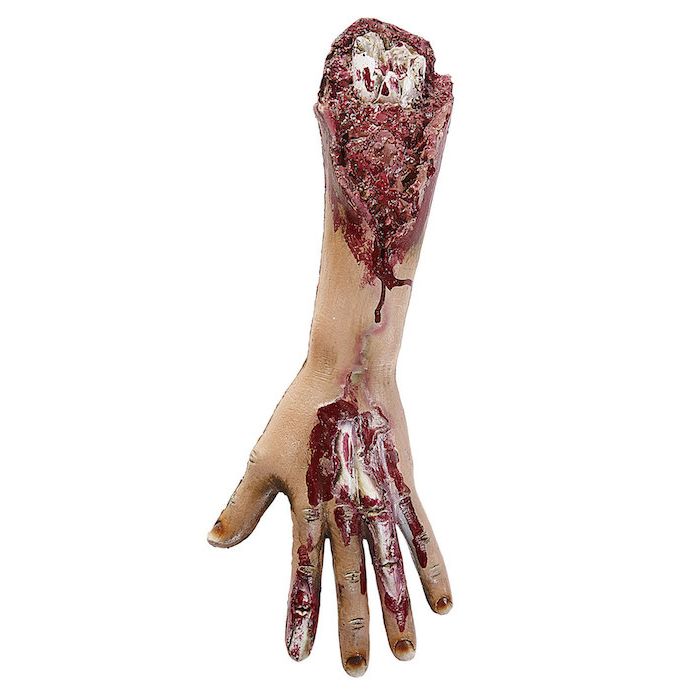 Afgehakte bloedige arm - 41 cm 