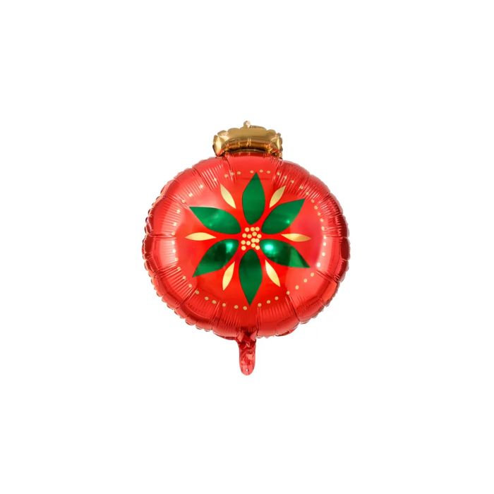 Folieballon kerstbal 45x45 cm