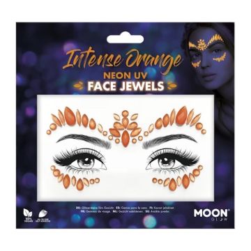 Neon UV Intense Orange gezichtsmake-up 