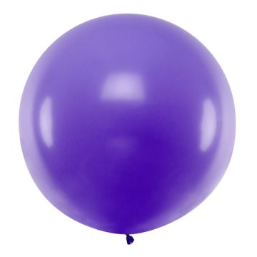 Enorme Pastel Paarse Ballon - 1 meter