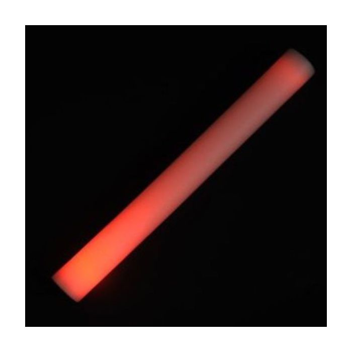 LED schuimstok Oranje - 47 cm