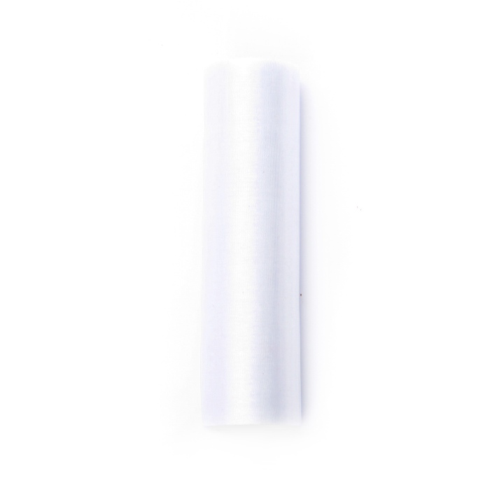 Organza Tafelrunner Smal Wit - 0,16 x 9 Meter