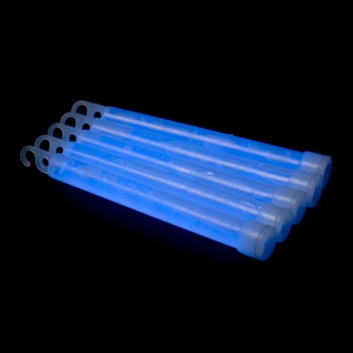 Jumbo glowsticks blauw 10x 1,2x25 cm