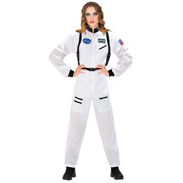 Wit astronautenkostuum voor dames