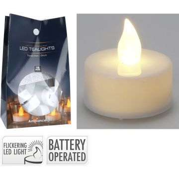 LED-theelichtjes 15 stk. met flikkerend licht
