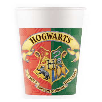 Harry Potter® papieren bekers 8x - 200 ml