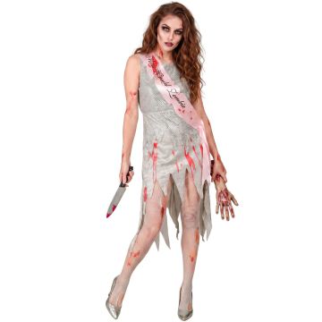 Zombie schoonheidkoningin kostuum