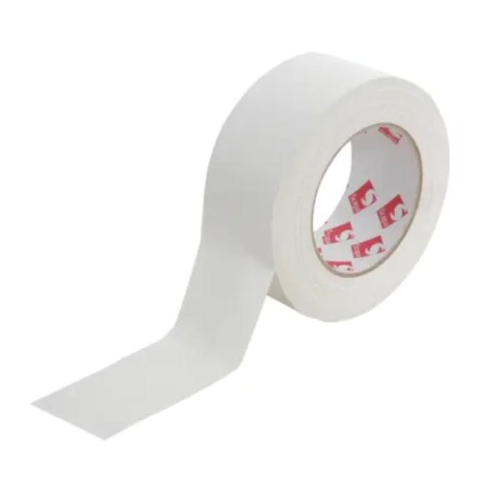 Witte gaffa tape - 5 cm x 10 m
