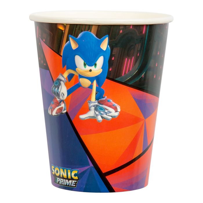 Sonic papieren bekers 8x - 210 ml