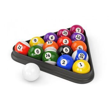Poolballen (ROC) 57,2 mm 16x 1e sortering