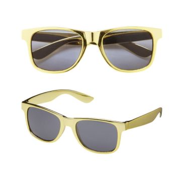Zonnebrillen Wayfarer goud - onesize