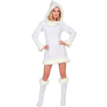 Eskimo kostuum met kap en laarzen