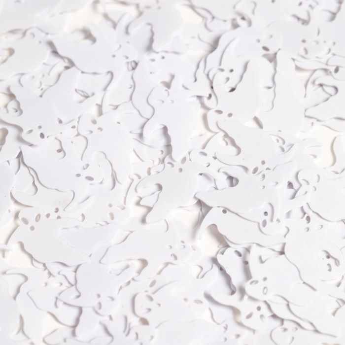 Witte spook tafelconfetti - 14 g