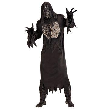 Engelachtig ghoul kostuum in het zwart