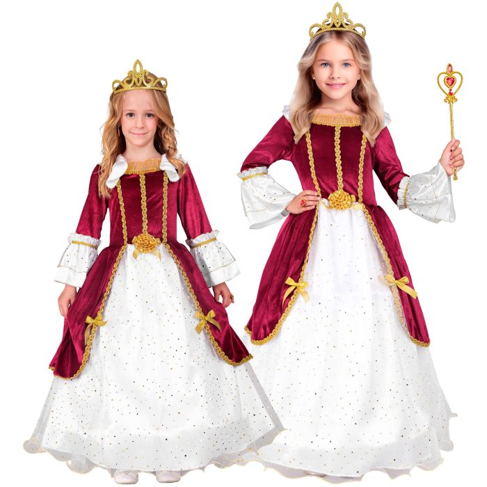 Koninklijke prinsessenjurk voor meisjes