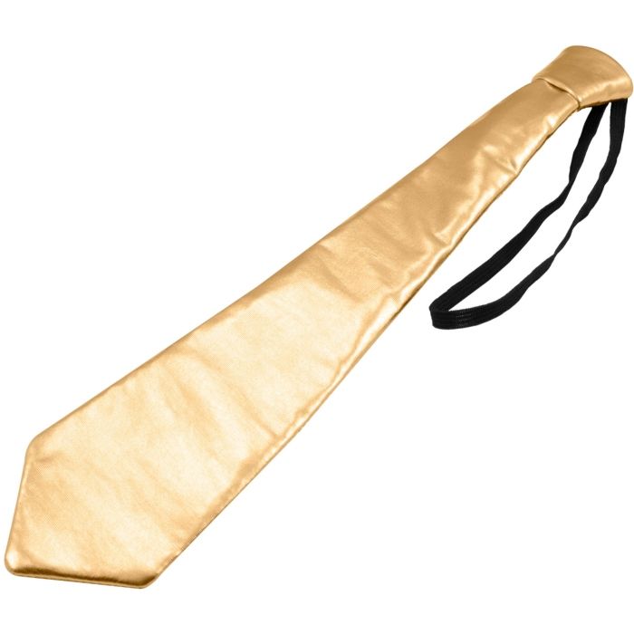 Gouden stropdas 30 cm