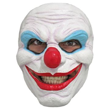 Griezelige glimlachende clownsmasker - onesize
