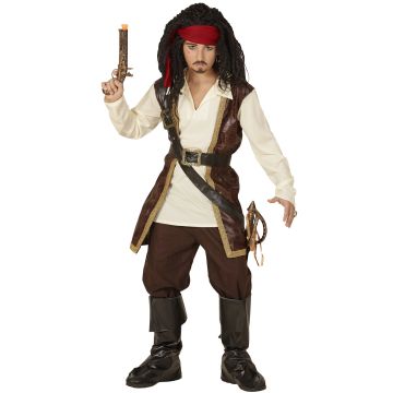 Piratenkostuum voor jongens in zes delen