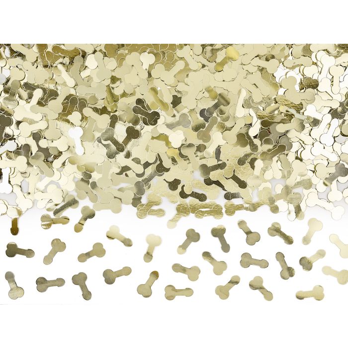 Gouden Penis Confetti - 30 g