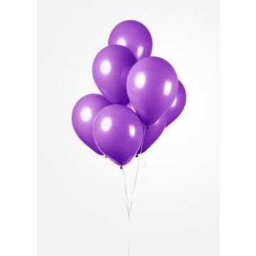 Paarse Ballonnen 100x - 30cm