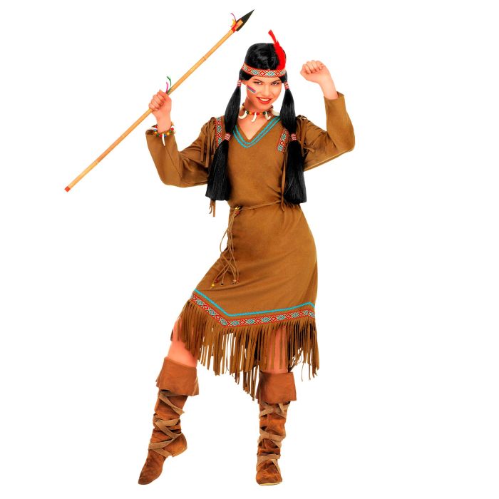 Lange indianendress voor dames
