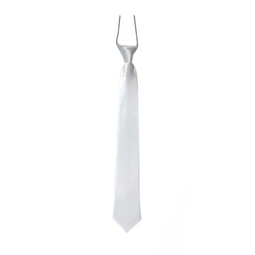 Witte stropdas - 50 cm