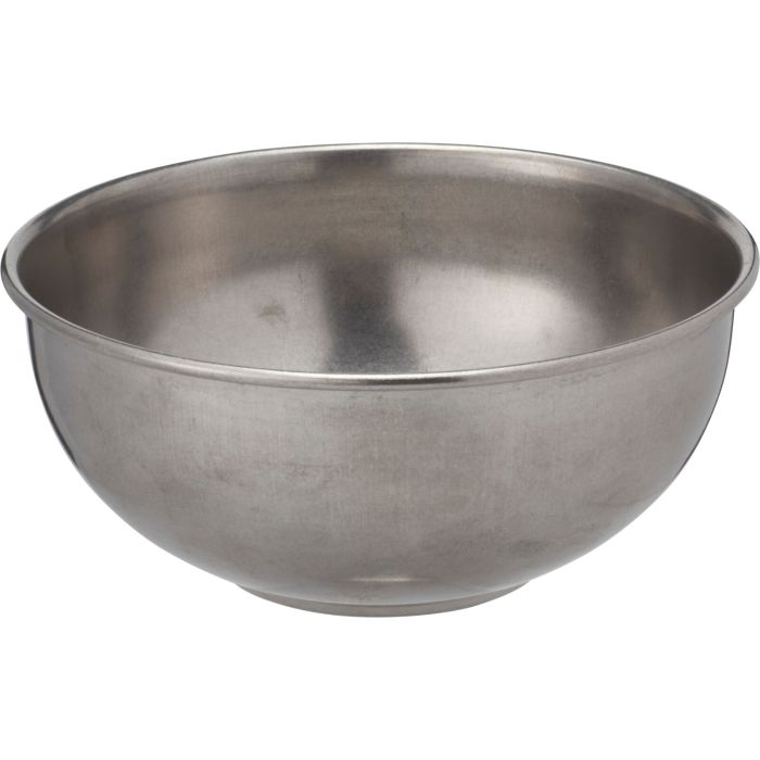 Stonewashed kom van roestvrij staal Ø 14 cm