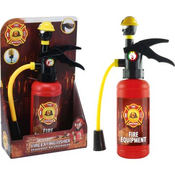 Waterpistool in de vorm van brandblusser ca. 36 cm