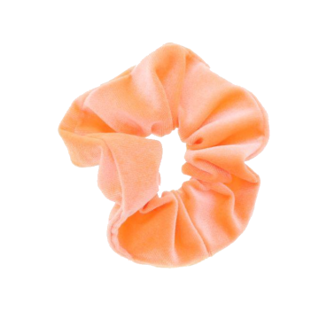 Neon UV scrunchie oranje - onesize