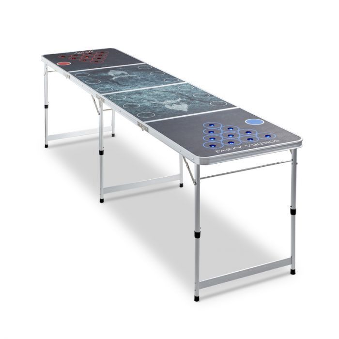 Beer Pong tafel Dioden PartyVikings - Officiële maten