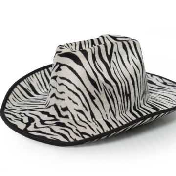 Zebra cowboyhoed