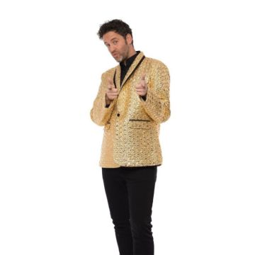 Gouden blazer voor mannen