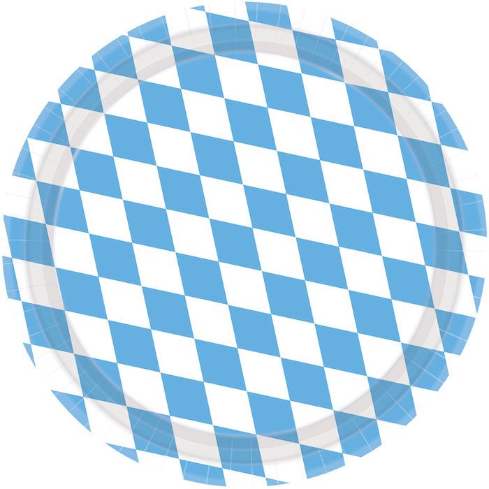 Oktoberfest Papieren Borden 8x - 23 cm