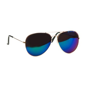 Pilot zonnebrillen goud unisex