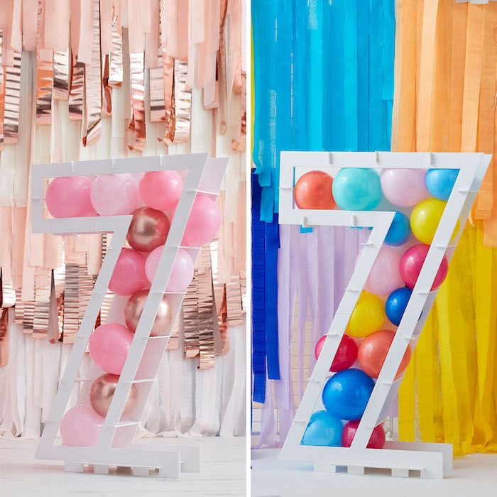 Ballon Cijfers Frame - 7