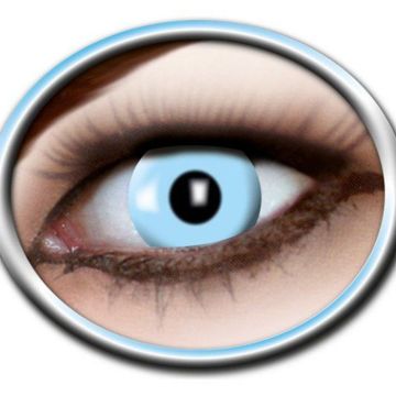 Contactlenzen lichtblauw - eenmalig gebruik