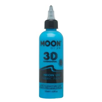 Neon UV Textielverf Blauw 125 ml Moon Creations