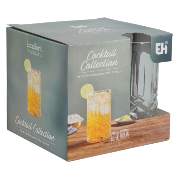 Cocktailglazen 360 ml - 4x