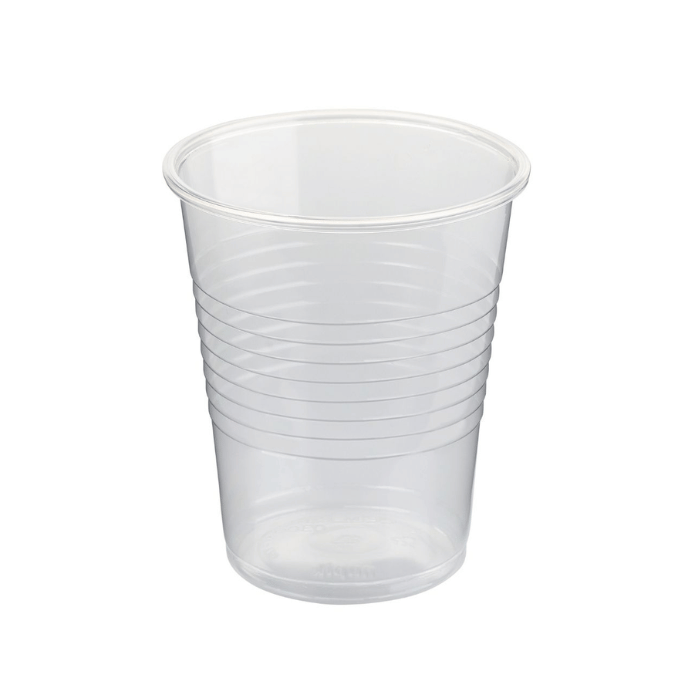 0,2 liter plastic beker 100x transparant