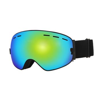 Skigoggles m. blauwe spiegelreflectie - onesize