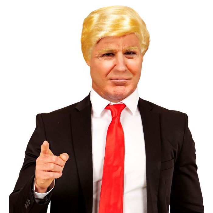 Presidentenperruque blond - onesize