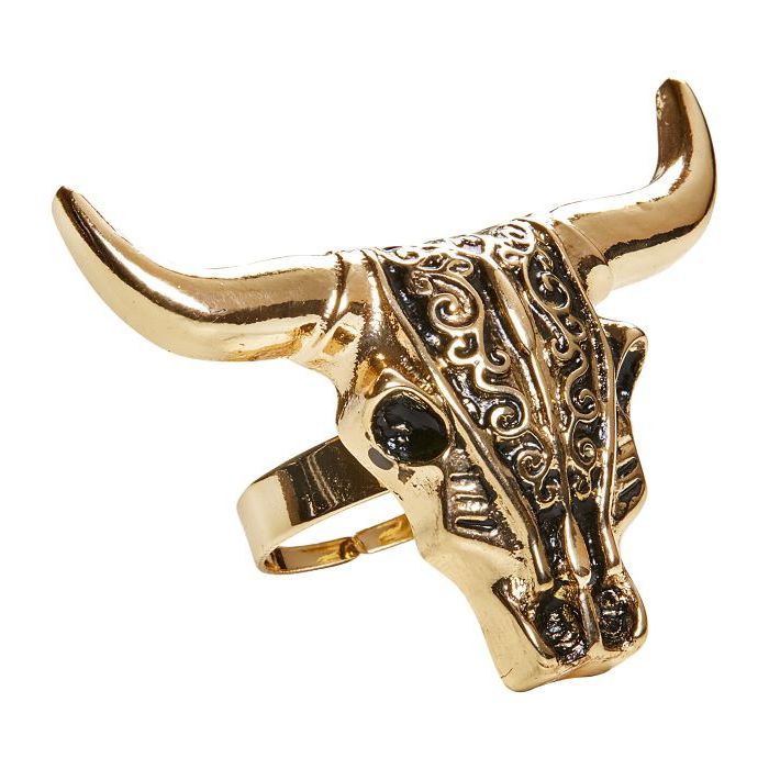 Western Cowboy Gouden Ring Buffalo