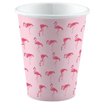 Flamingo Bekers 8x - 250 ml