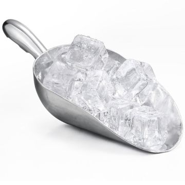 Ijsschep 14 cl aluminium 14x5 cm