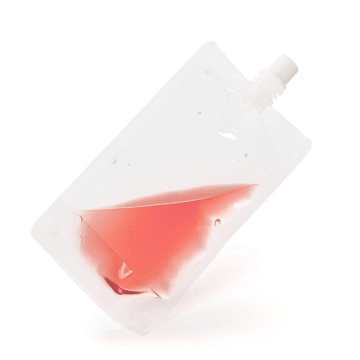 Plastic bloedzak incl. schroefdeksel 1x - 17,5x10 cm