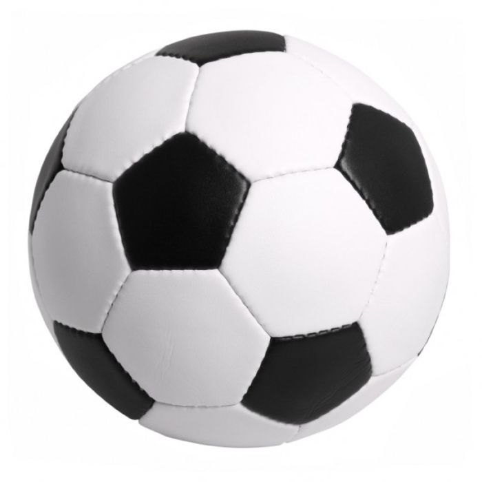 Voetbal maat 5 zwart en wit