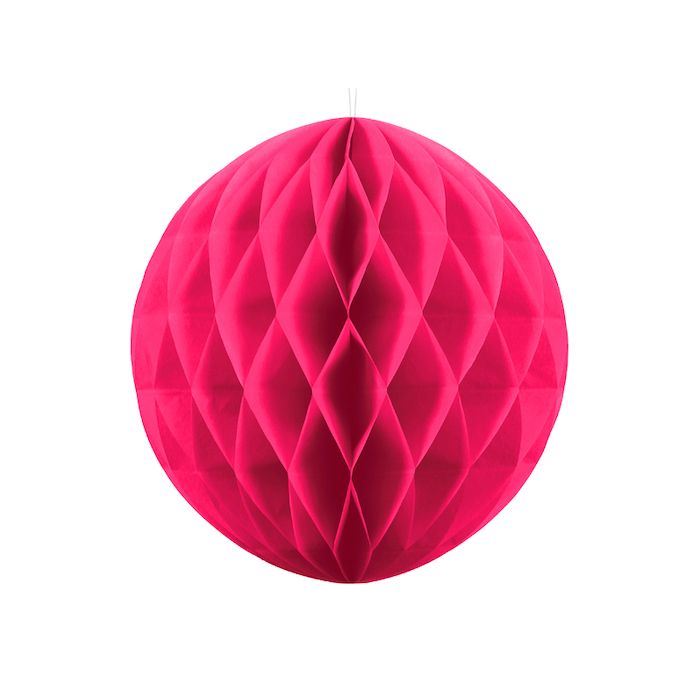 Honingraat in Donker Roze - 20 cm