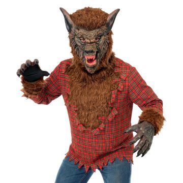 Engelachtig weerwolfkostuum voor heren